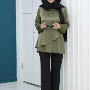 شومیز حریر بارانا